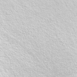 Printed Faux Rabbit Fur White